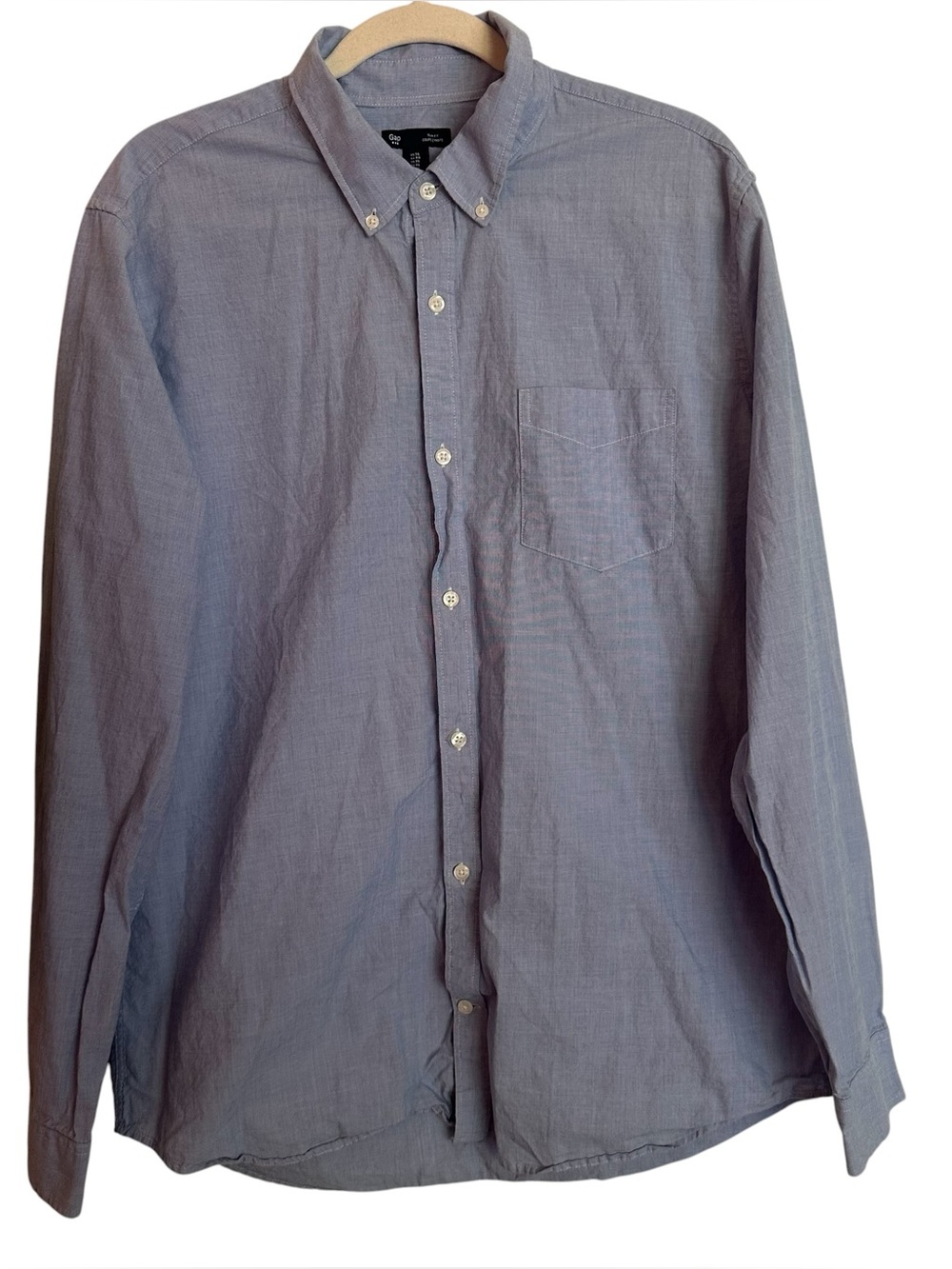 Light Blue Gap Slim Fit Button Up Shirt XL